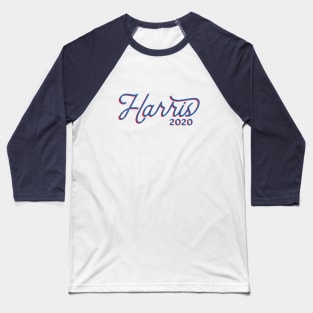 Kamala Harris 2020, monoline script text. Kamala For The People in this presidential race. Baseball T-Shirt